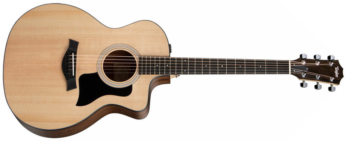 Taylor 114ce Special Edition Grand Auditorium Cw Epicea Noyer Eb Es2 - Natural Gloss - Guitare Electro Acoustique - Main picture