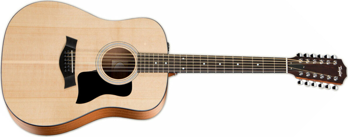 Taylor 150e Dreadnought 12c Epicea Sapele Eb Es2 - Natural Satin - Guitare Electro Acoustique - Main picture