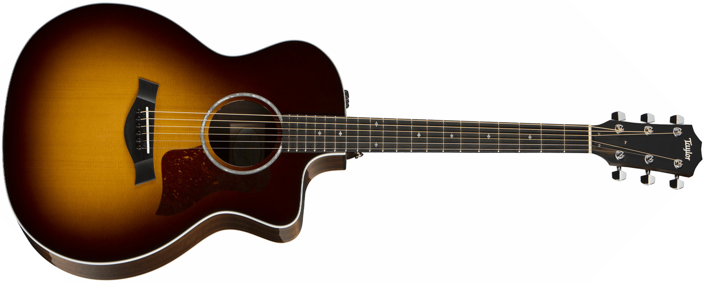 Taylor 214ce-cf Dlx Sb Grand Auditorium Cw Epicea Copafera Es2 - Sunburst - Guitare Electro Acoustique - Main picture