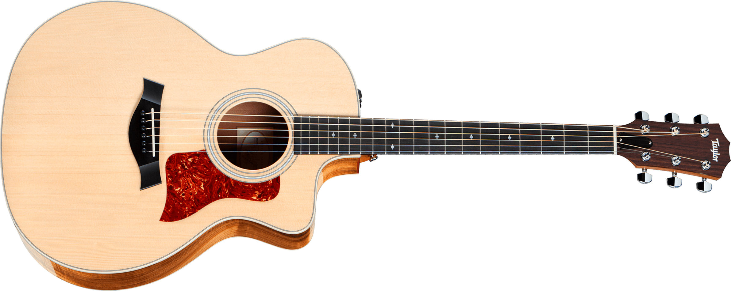 Taylor 214ce-k 2013 Grand Auditorium Cw Epicea Koa Eb Est - Natural Satin - Guitare Acoustique - Main picture