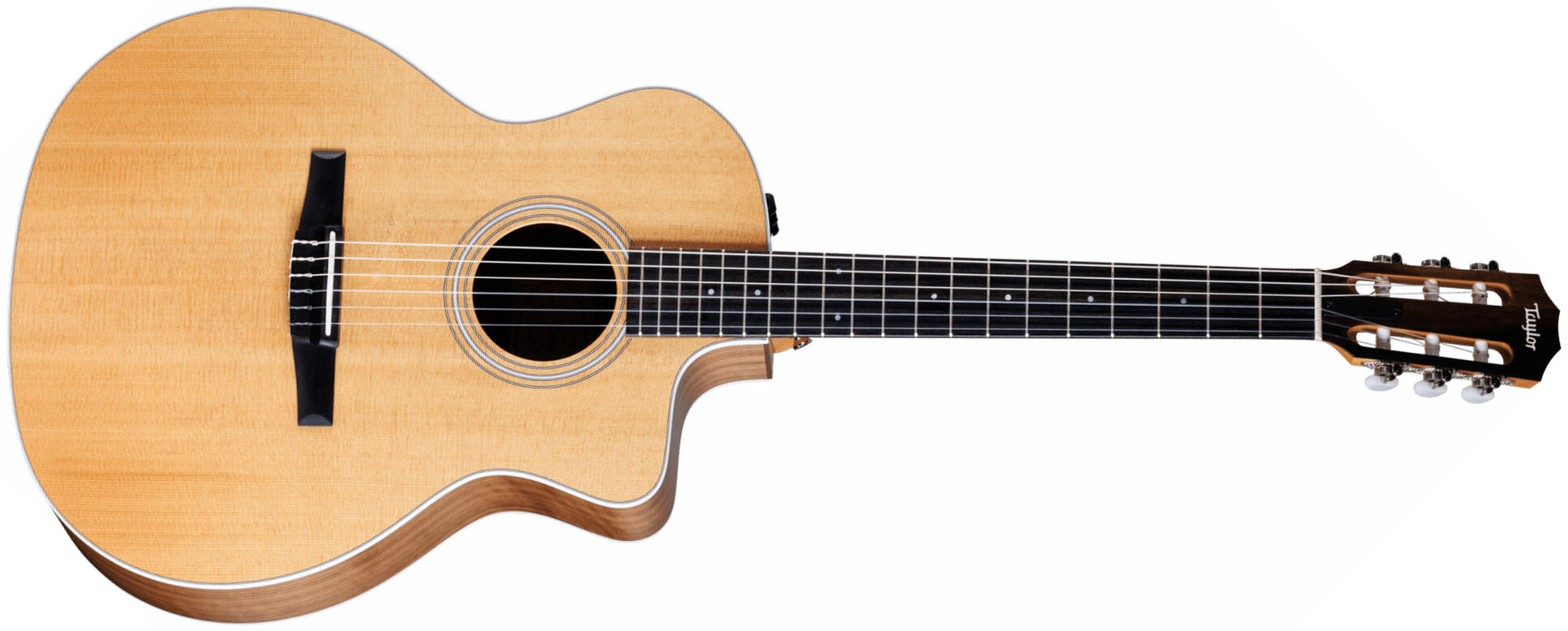 Taylor 214ce-n 2024 Grand Auditorium Cw Epicea Noyer Eb Esn - Natural - Guitare Classique Format 4/4 - Main picture