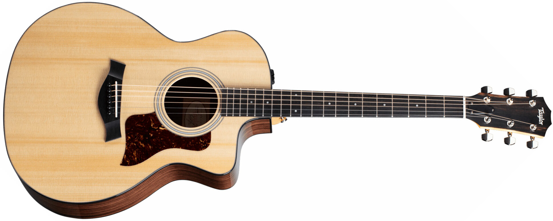 Taylor 214ce Plus 2024 Grand Auditorium Cw Epicea Palissandre Eb Es2 - Natural - Guitare Electro Acoustique - Main picture