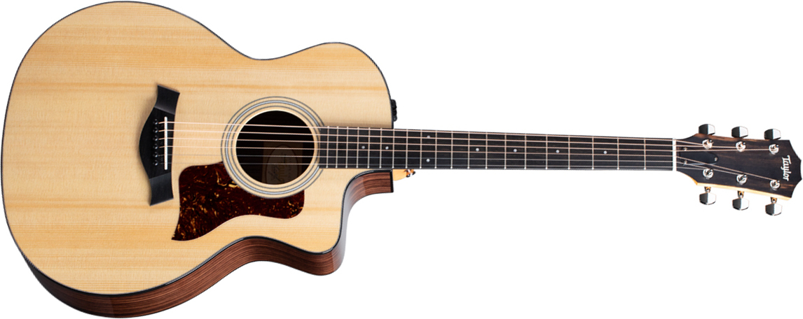 Taylor 214ce Plus Grand Auditorium Cw Epicea Palissandre Eb Es2 - Natural - Guitare Electro Acoustique - Main picture