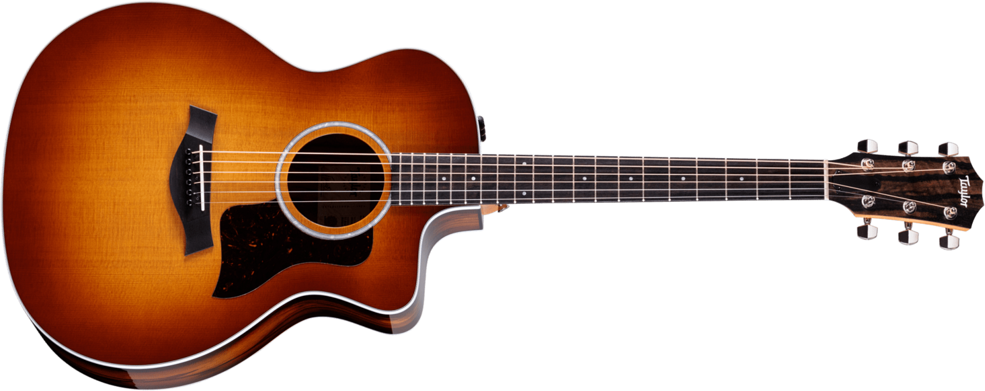 Taylor 214ce Plus Special Edition Grand Auditorium Cw Epicea African Ziricote Eb Es2 - Shaded Edge Burst - Guitare Folk - Main picture