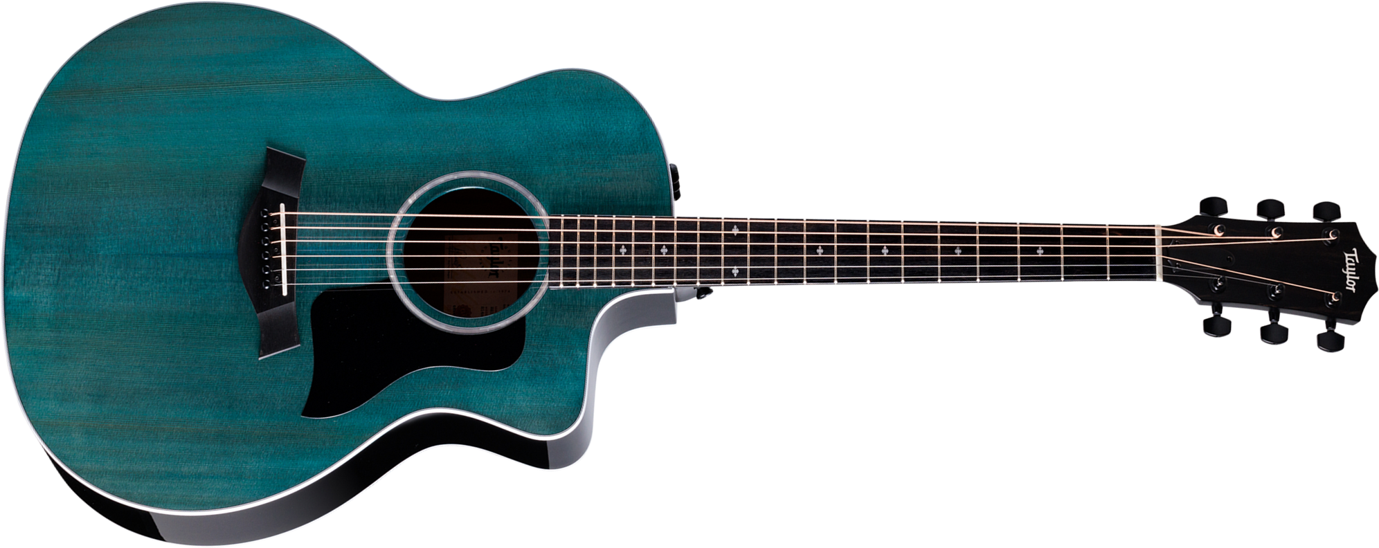 Taylor 214ce Plus Special Edition Grand Auditorium Cw Epicea Noyer Eb Es2 - Trans Blue - Guitare Folk - Main picture