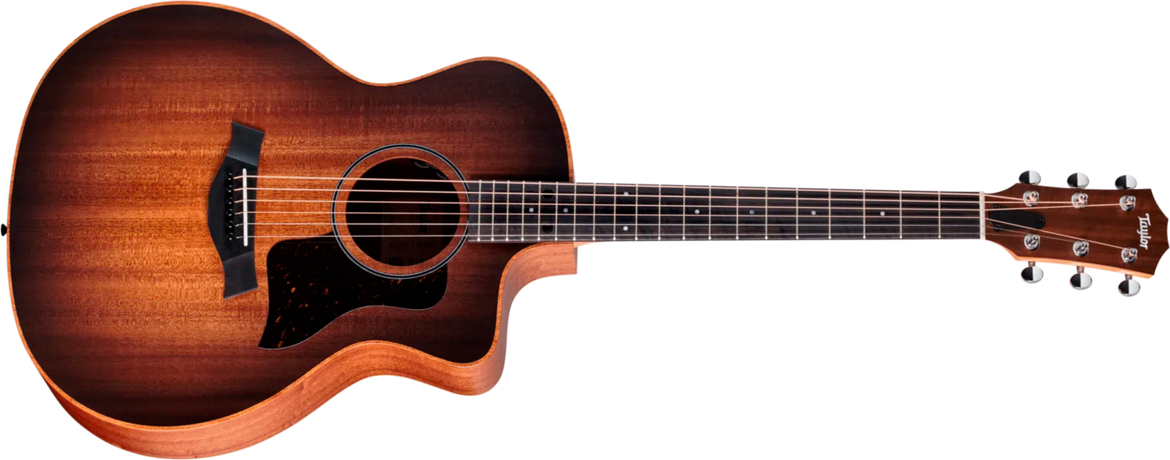 Taylor 24ce Sunset Blvd Grand Auditorium Cw Tout Sapele Eb - Edgeburst Matte - Guitare Folk - Main picture