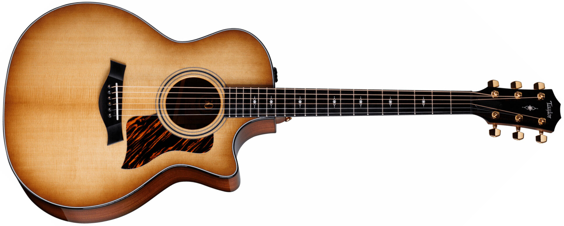 Taylor 314ce Ltd 50th Anniversary Epicea Sapele Eb Es2 - Shaded Edge Burst - Guitare Electro Acoustique - Main picture