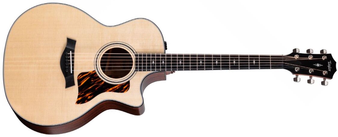 Taylor 314ce V-class Grand Auditorium Cw Epicea Sapele Eb Es2 - Natural - Guitare Folk - Main picture