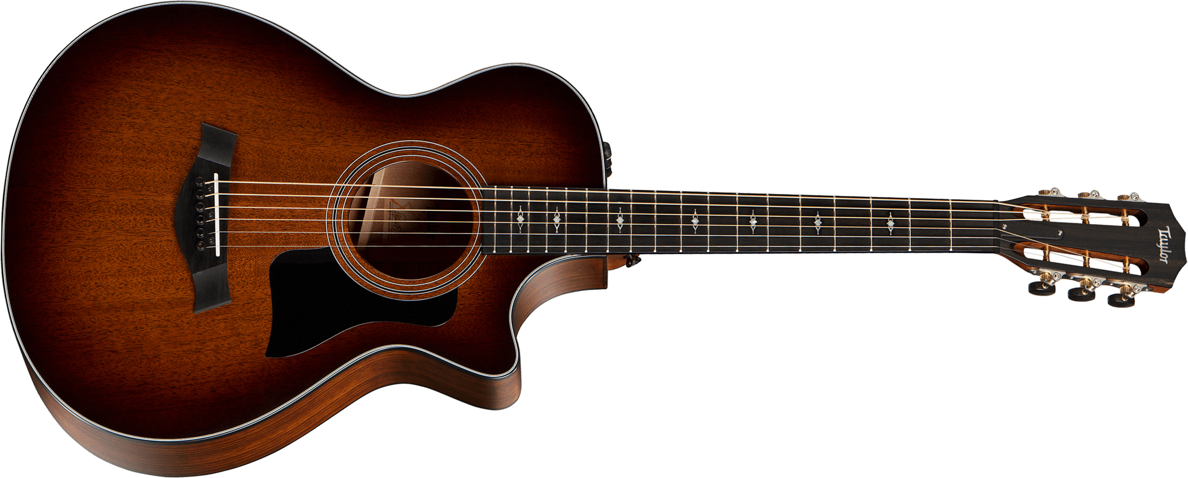 Taylor 322ce 12-fret V-class 2019 Grand Concert Cw Acajou Blackwood Es2 - Shaded Edge Burst Top - Guitare Electro Acoustique - Main picture