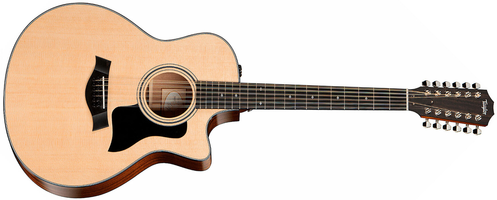 Taylor 356ce Grand Symphony Cw 12c Epicea Palissandre Eb Es2 - Natural - Guitare Electro Acoustique - Main picture