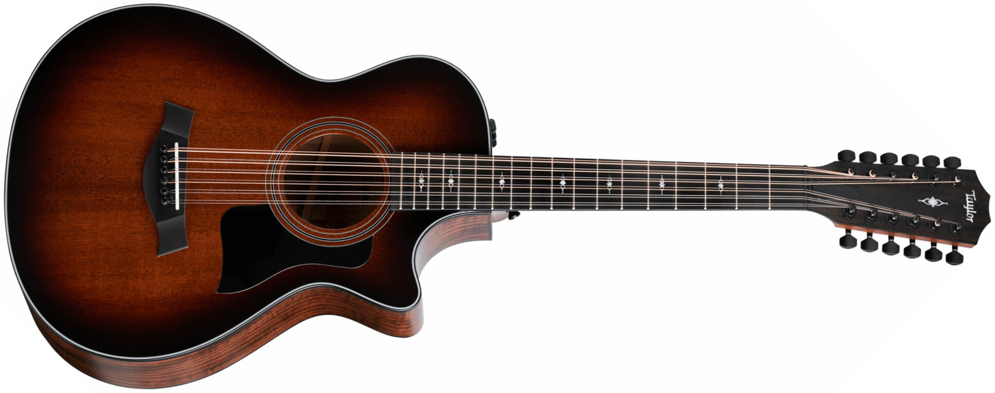 Taylor 362ce 12-string 12-fret Grand Concert Cw 12c Tout Acajou Eb Es2 - Natural Satin - Guitare Electro Acoustique - Main picture