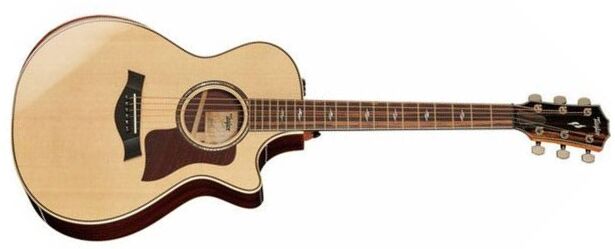 Taylor 812ce 12-fret Dlx V-class 2019 Grand Concert Cw Epicea Palissandre Eb Es2 - Natural - Guitare Electro Acoustique - Main picture