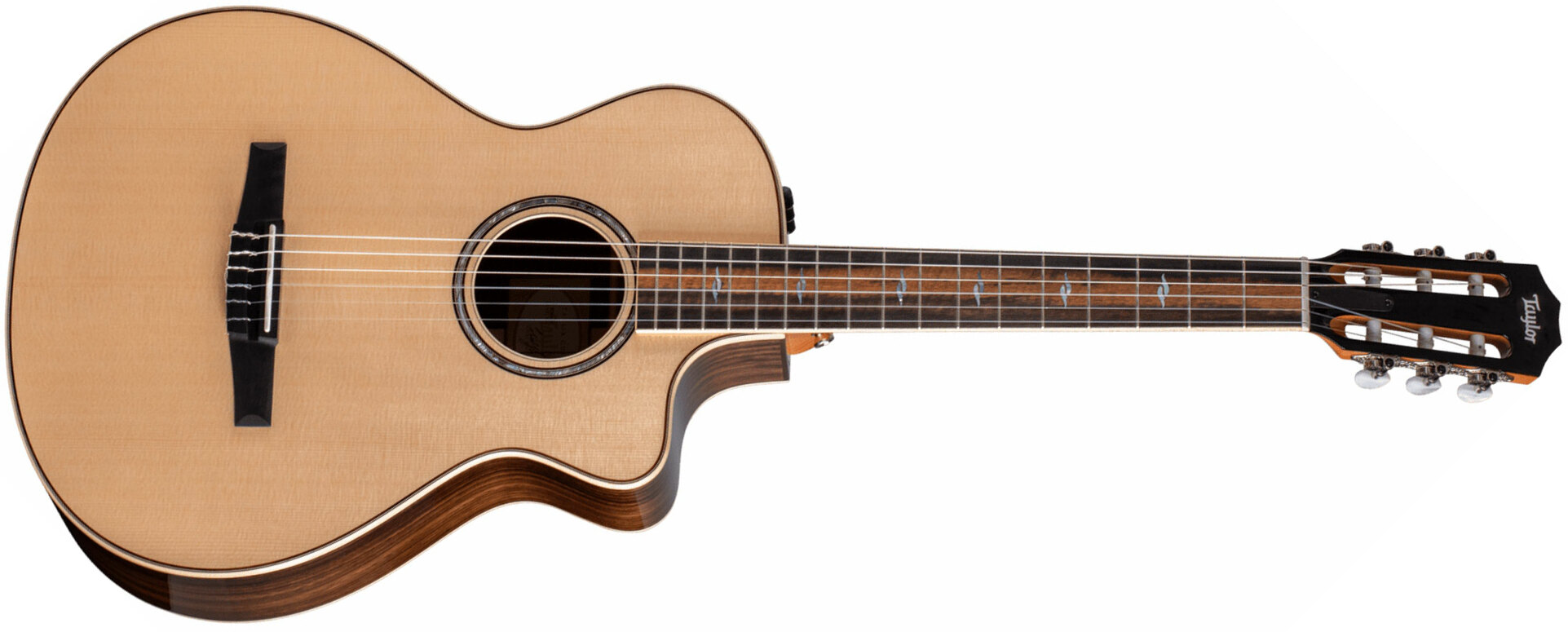 Taylor 812ce-n Grand Concert Cw Epicea Palissandre Eb Esn - Natural Gloss 4.5 - Guitare Acoustique - Main picture