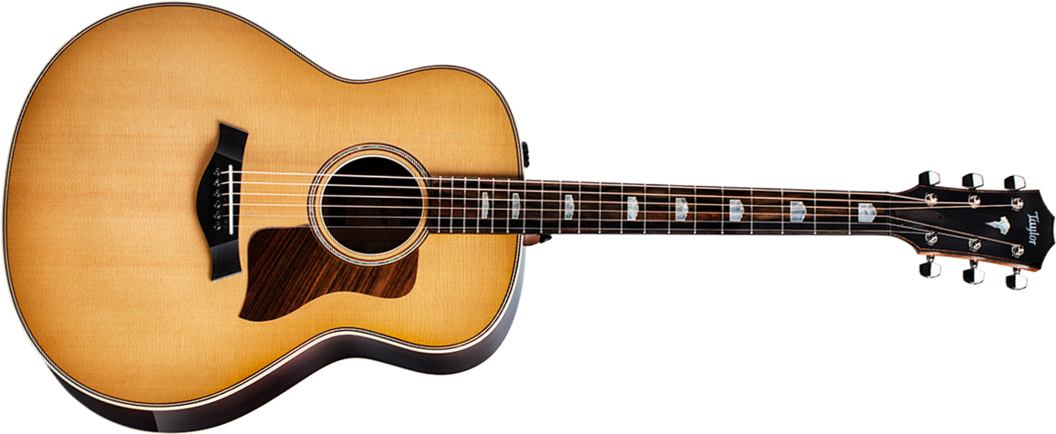 Taylor 818e Grand Orchestra Epicea Palissandre Eb Es2 - Antique Blonde - Guitare Electro Acoustique - Main picture