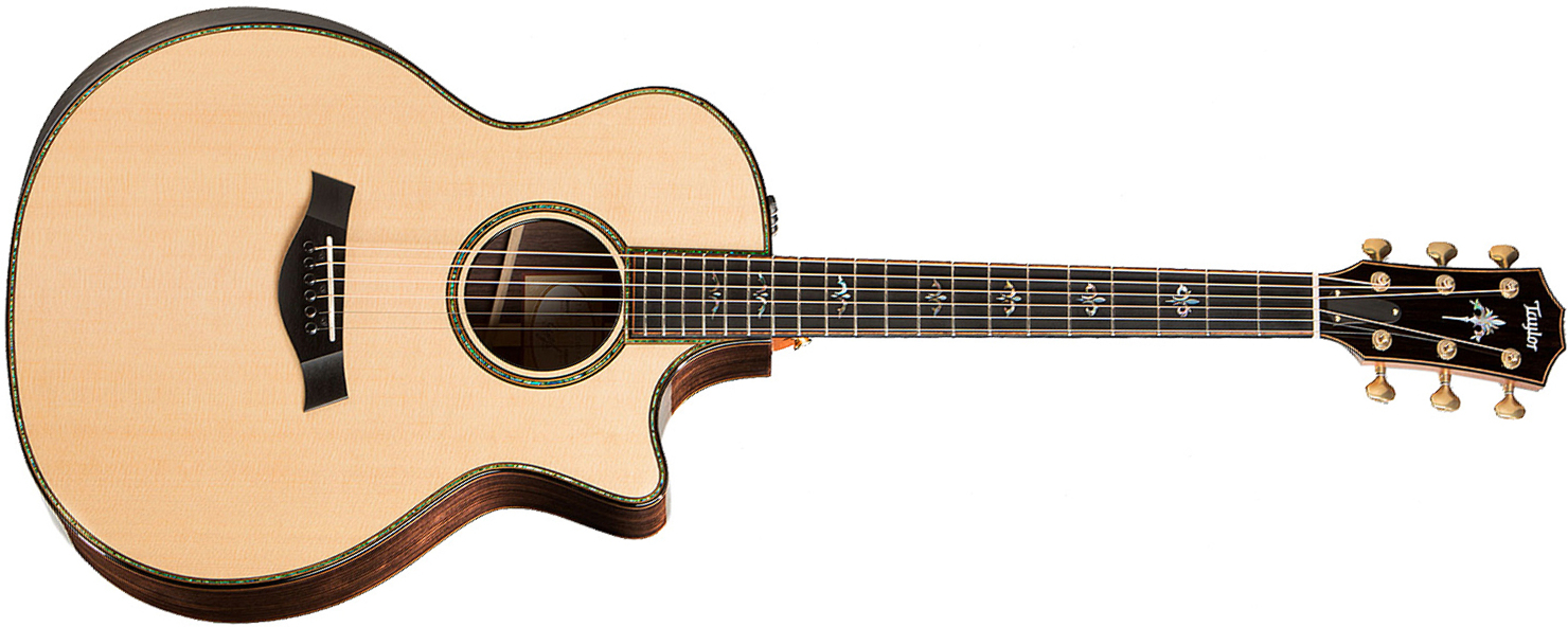 Taylor 914ce Grand Auditorium Epicea Palissandre Eb Es2 - Natural - Guitare Folk - Main picture