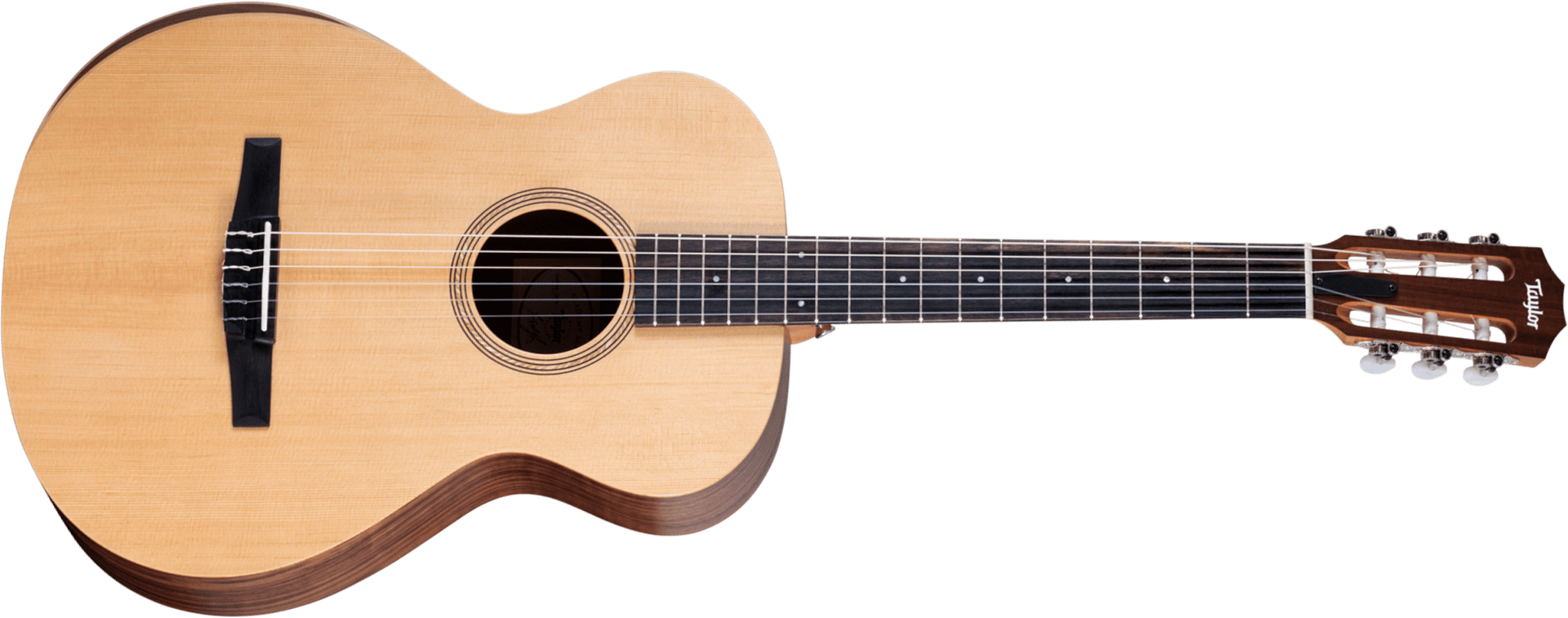 Taylor Academy 12e-n Figured Aa-koa Ltd Grand Concert Epicea Koa Eb Es-bn - Natural - Guitare Classique Format 4/4 - Main picture