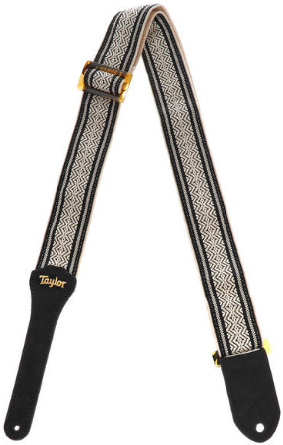 Taylor Academy Strap Wht-blk Jacquard Cotton 2 Inches - Sangle Courroie - Main picture