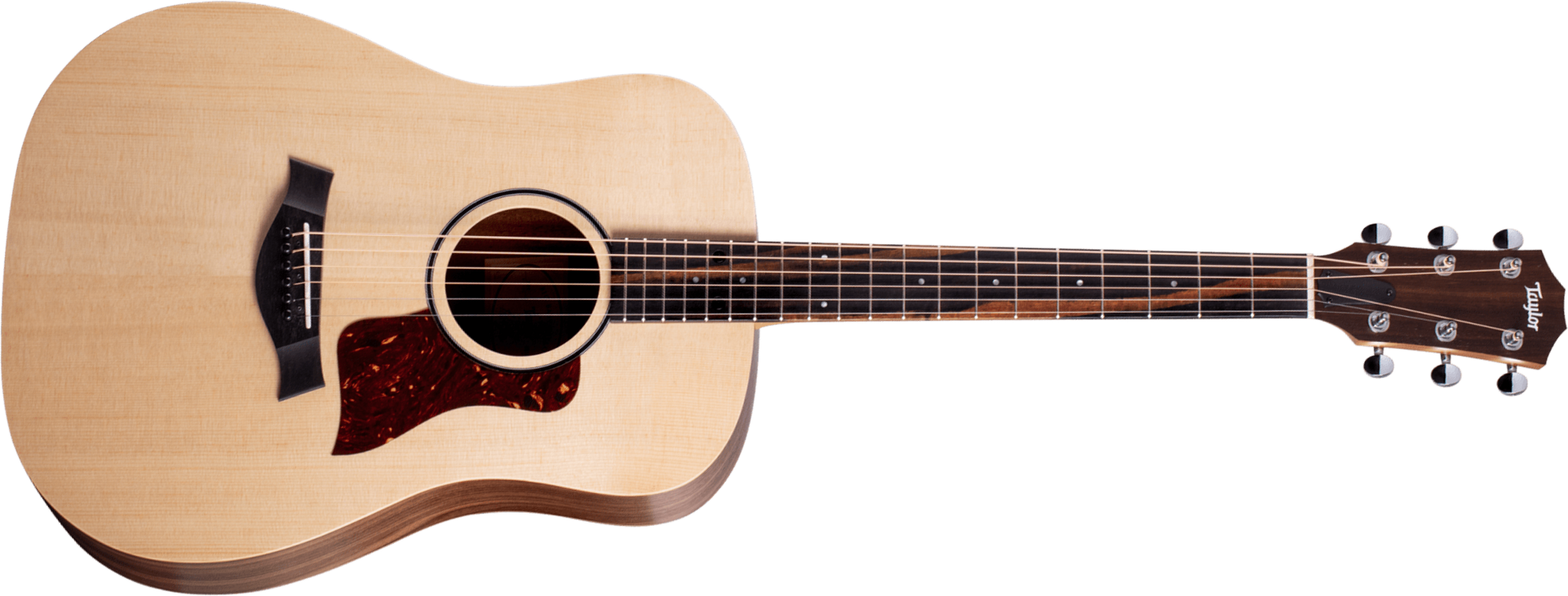 Taylor Big Baby Bbte Tortoise Pickguard Dreadnought 15/16 Epicea Noyer Eb Es-b - Natural - Guitare Folk - Main picture