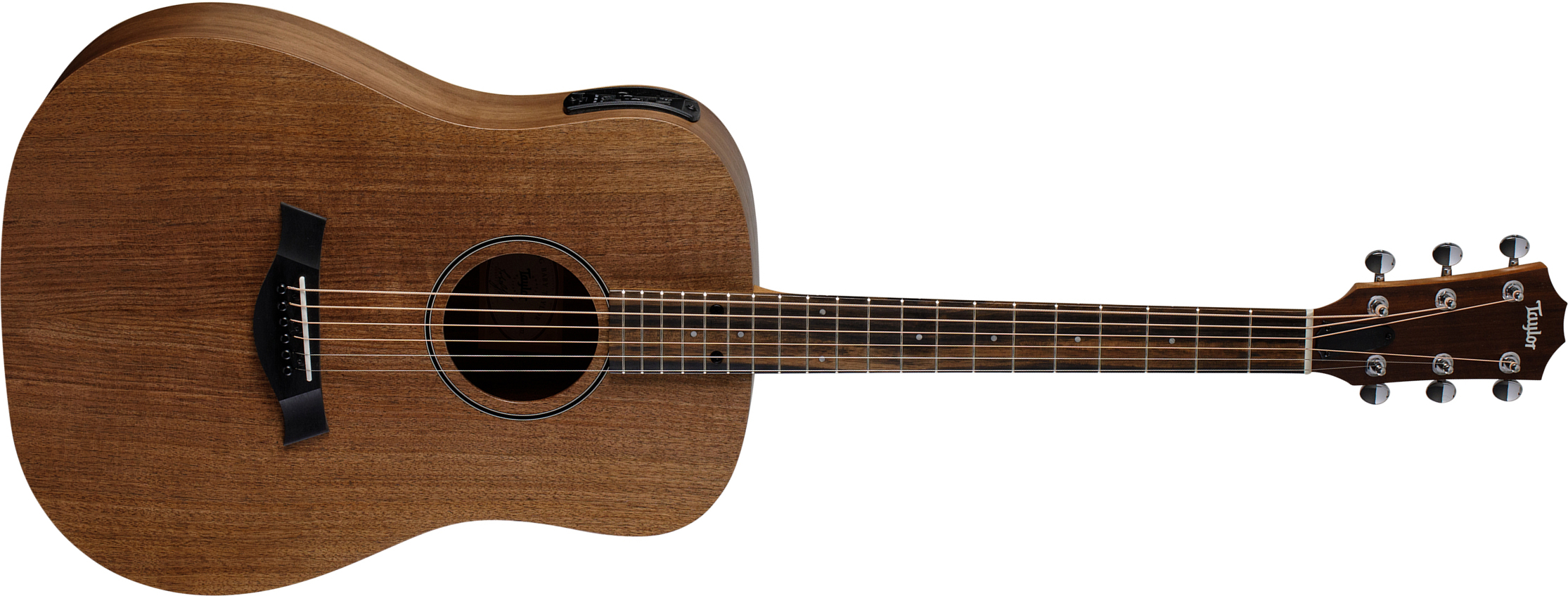 Taylor Big Baby Bbte Walnut/walnut Dreadnought 15/16 Tout Noyer Eb Es-b - Natural - Guitare Acoustique Voyage - Main picture