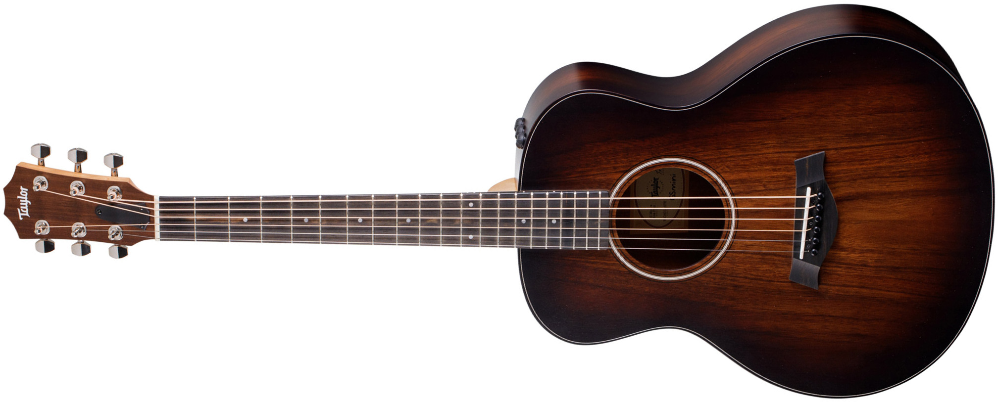 Taylor Gs Mini-e Koa Plus Lh Parlor Gaucher Tout Koa Eb Es2 - Shaded Edge Burst - Guitare Acoustique - Main picture