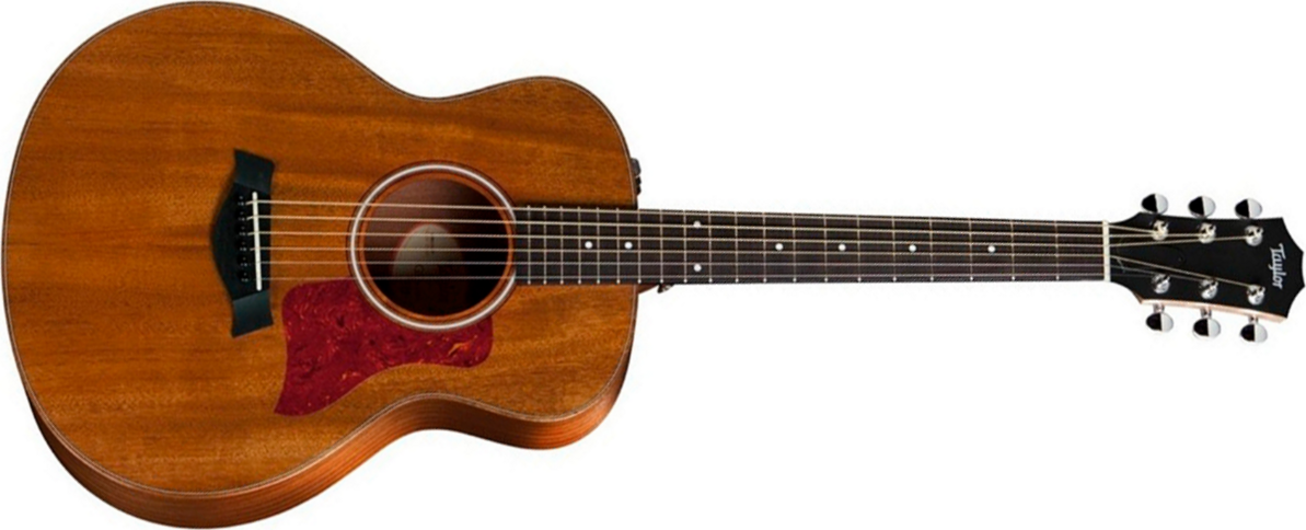 Taylor Gs Mini-e Mahogany Acajou Sapele Eb Es-b - Natural Satin - Guitare Acoustique - Main picture