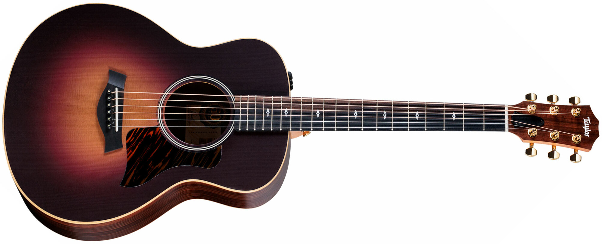 Taylor Gs Mini-e Rosewood 50th Anniversary Epicea Palissandre Eb Es2 - Vintage Sunburst - Guitare Folk - Main picture