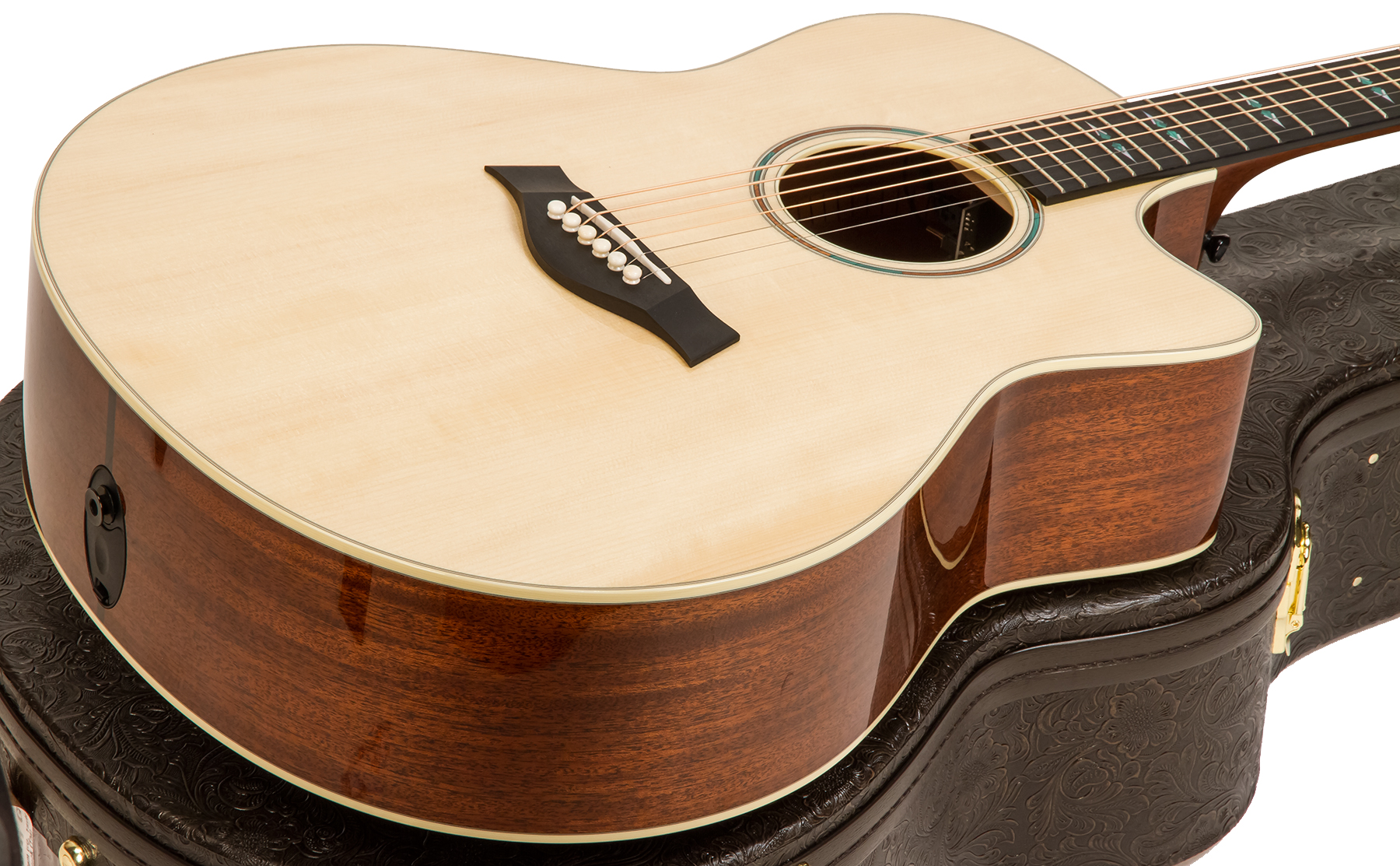 Taylor Custom Go-ce 2020 Grand Orchestra Cw Epicea Acajou Eb Es2 #1203040117 - Natural - Guitare Electro Acoustique - Variation 1