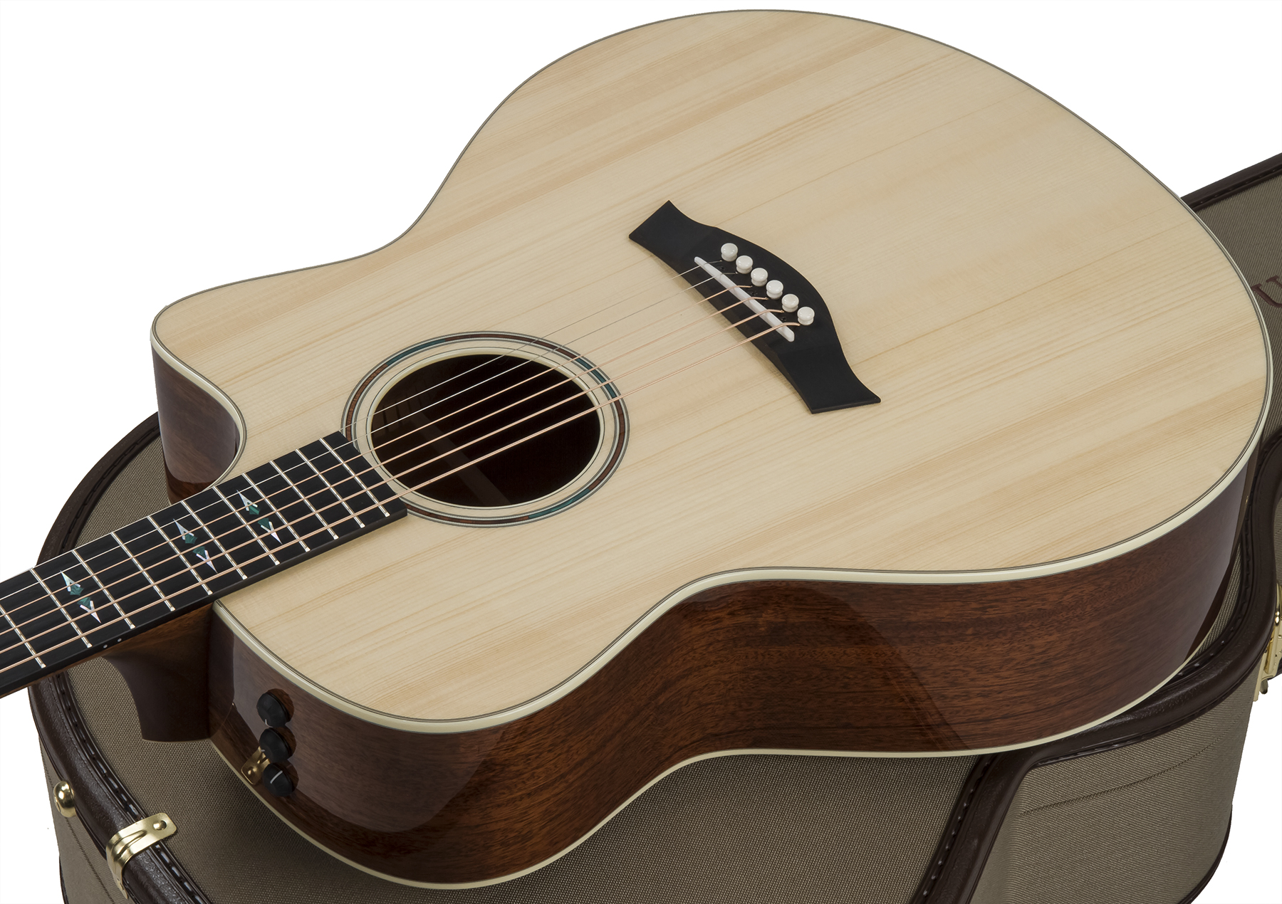 Taylor Custom Go-ce V-class 2020 Grand Orchestra Cw Epicea Acajou Eb Es2 #1111219112 - Natural - Guitare Electro Acoustique - Variation 2