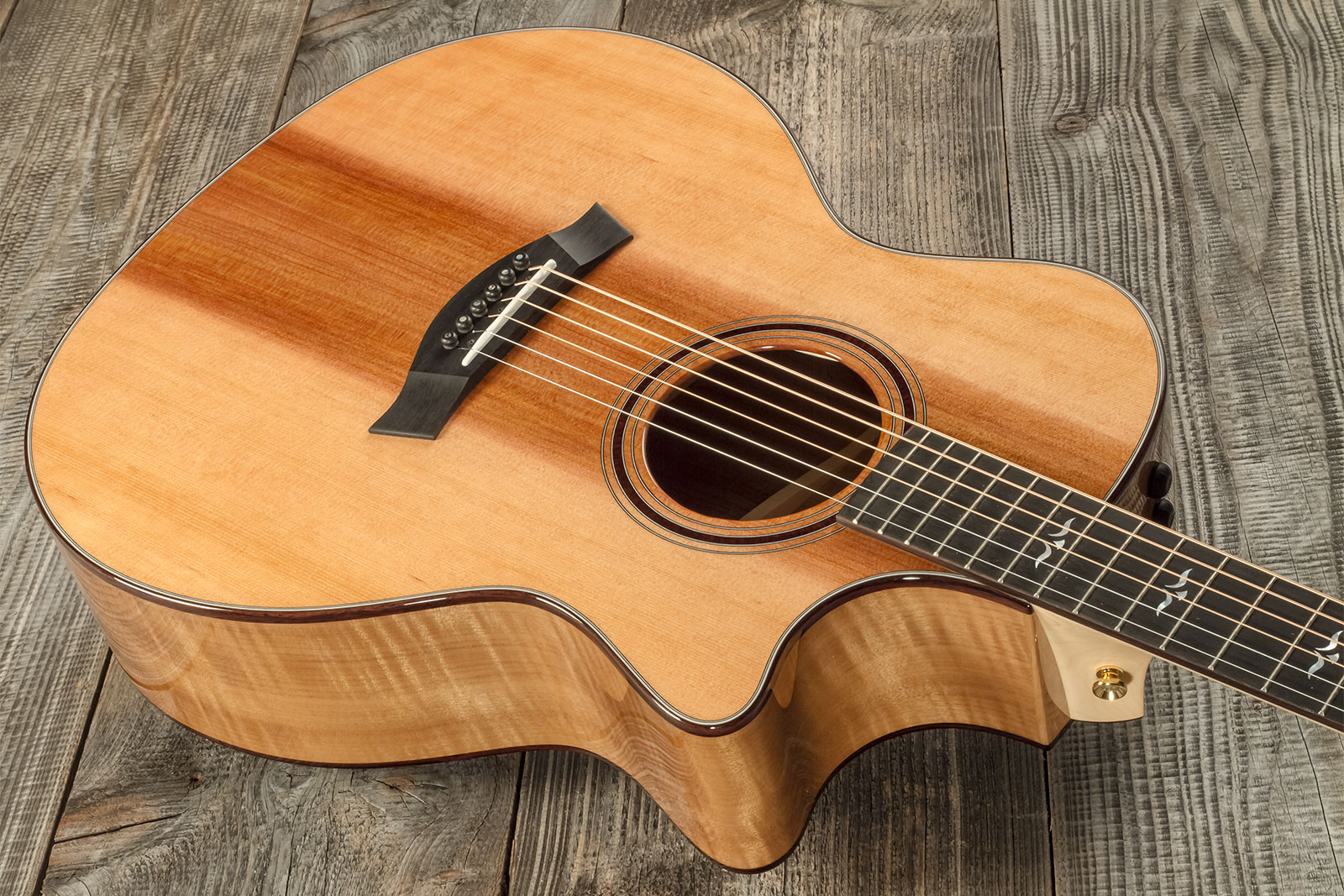 Taylor Custom Shop Ga-e Grand Auditorium Cw Cedre Myrte Eb Es2 #1211163099 - Natural - Guitare Folk - Variation 2