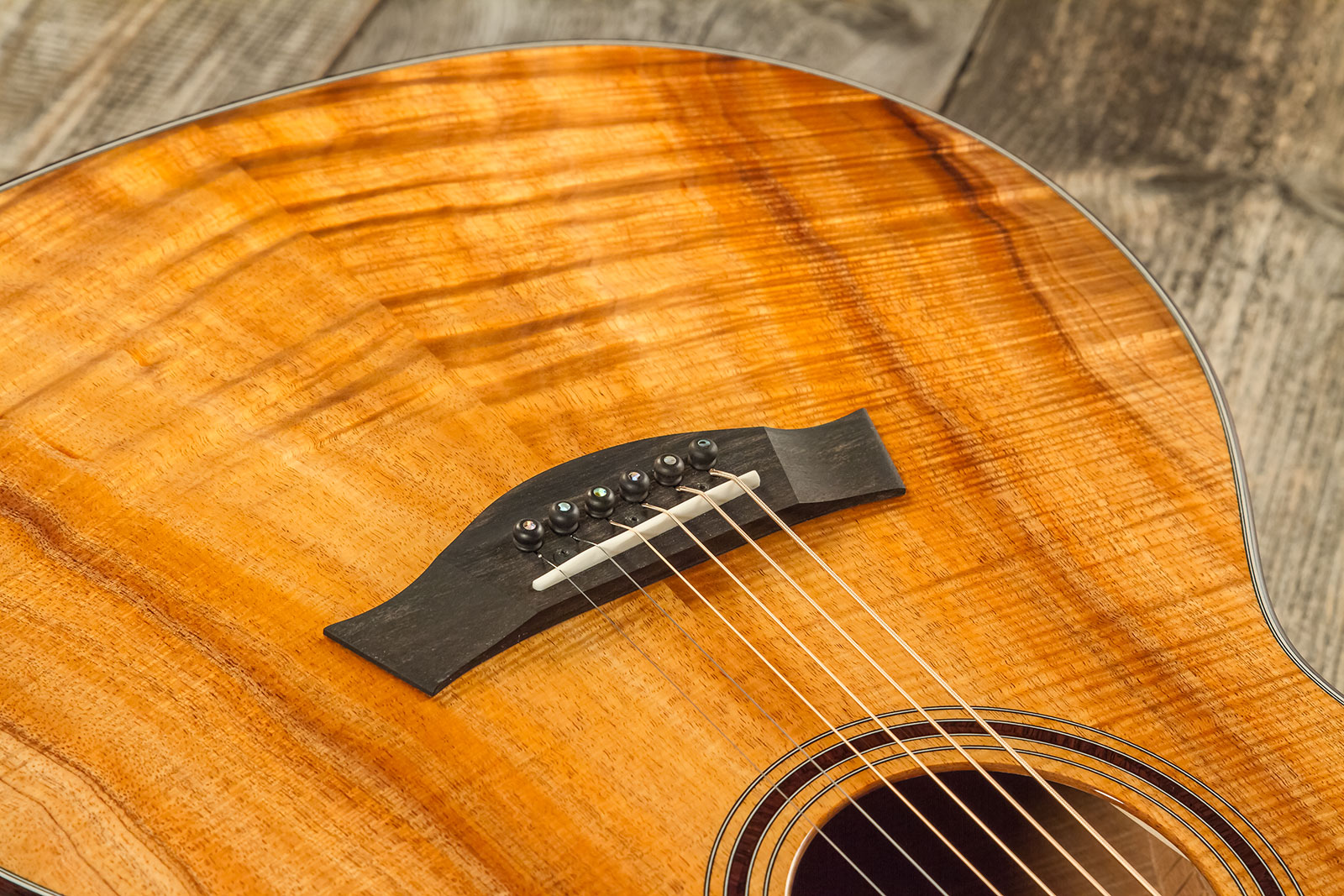 Taylor Custom Shop Ga-e Grand Auditorium Cw Tout Koa Eb Es2 #1211143039 - Natural - Guitare Acoustique - Variation 3