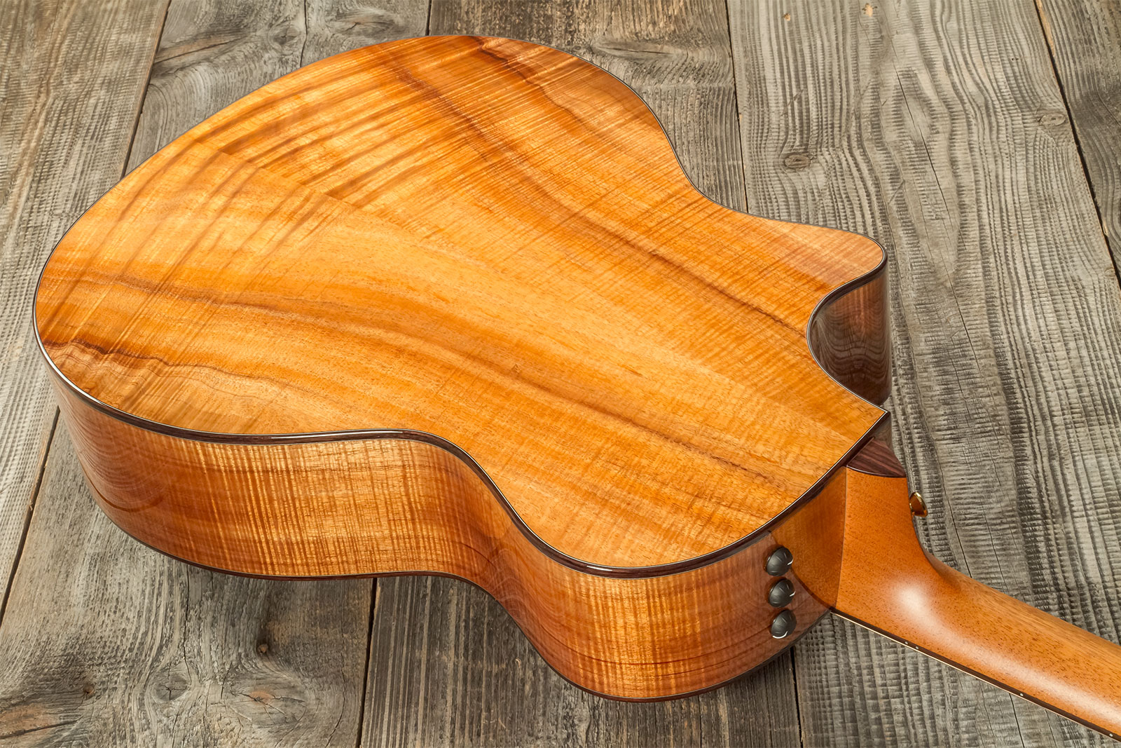 Taylor Custom Shop Ga-e Grand Auditorium Cw Tout Koa Eb Es2 #1211143039 - Natural - Guitare Acoustique - Variation 5