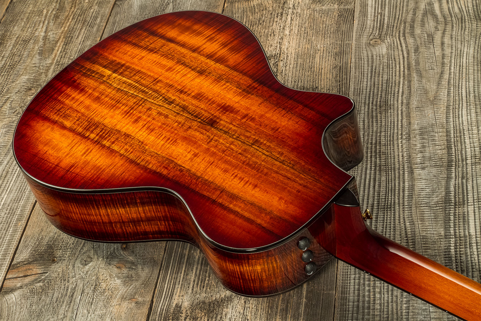 Taylor Custom Shop Gc-e Grand Concert Cw Tout Koa Eb Es2 #1211133097 - Sunburst - Guitare Folk - Variation 5