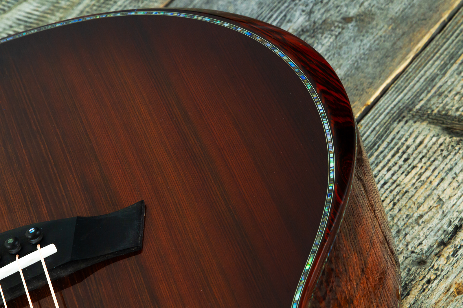 Taylor Custom Shop Grand Auditorium Cw Redwood / Koa Eb Es2 #1211143039 #1210103110 - Shaded Edgeburst - Guitare Folk - Variation 3