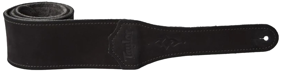 Taylor Gemstone Strap Sanded Suede Black 2.5 Inches - Sangle Courroie - Variation 1