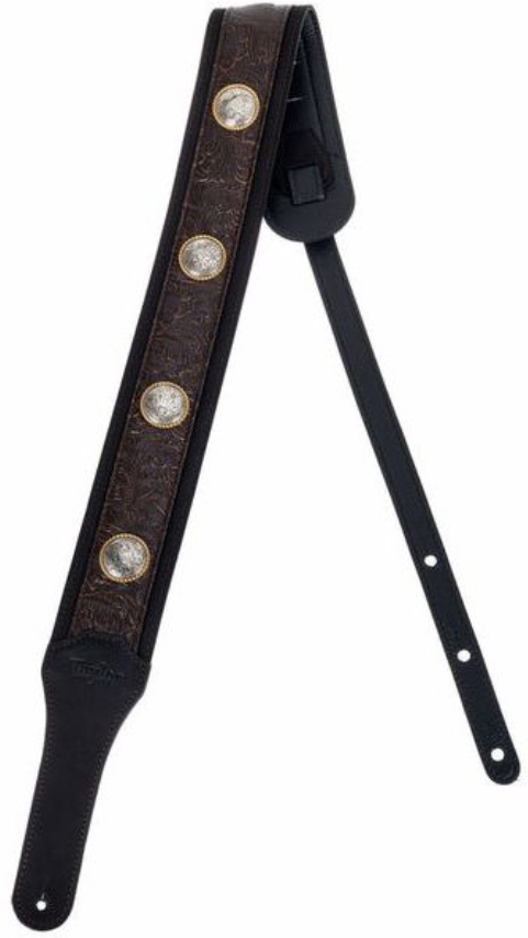 Taylor Grand Pacific Strap Blk Lthr-ni Concho 3 Inches - Sangle Courroie - Variation 1