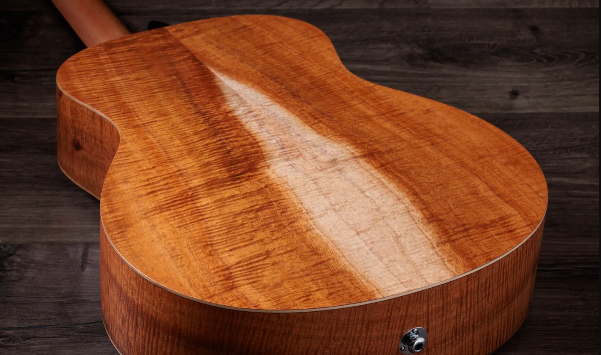 Taylor Gs Mini-e Ltd Figured Koa Parlor Shsc Epicea Koa Eb Esb - Natural Matte - Guitare Folk - Variation 4