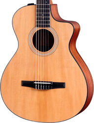 Guitare classique format 4/4 Taylor 112ce-N - Natural Matte