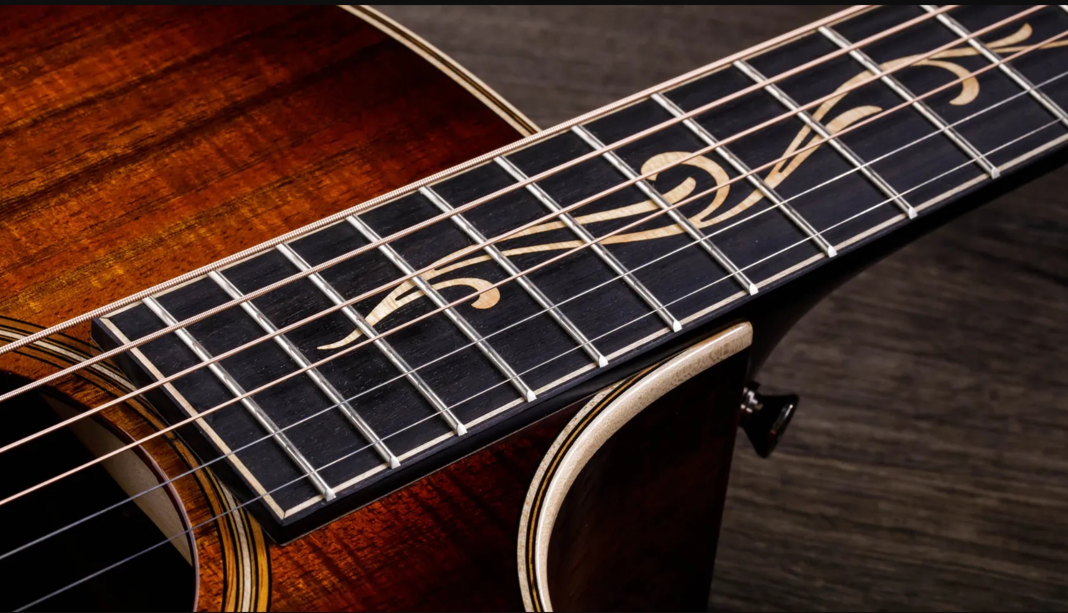 Taylor K22ce 12-fret Grand Concert Cw Shsc Tout Koa Eb Es2 - Dark Edgeburst - Guitare Folk - Variation 4