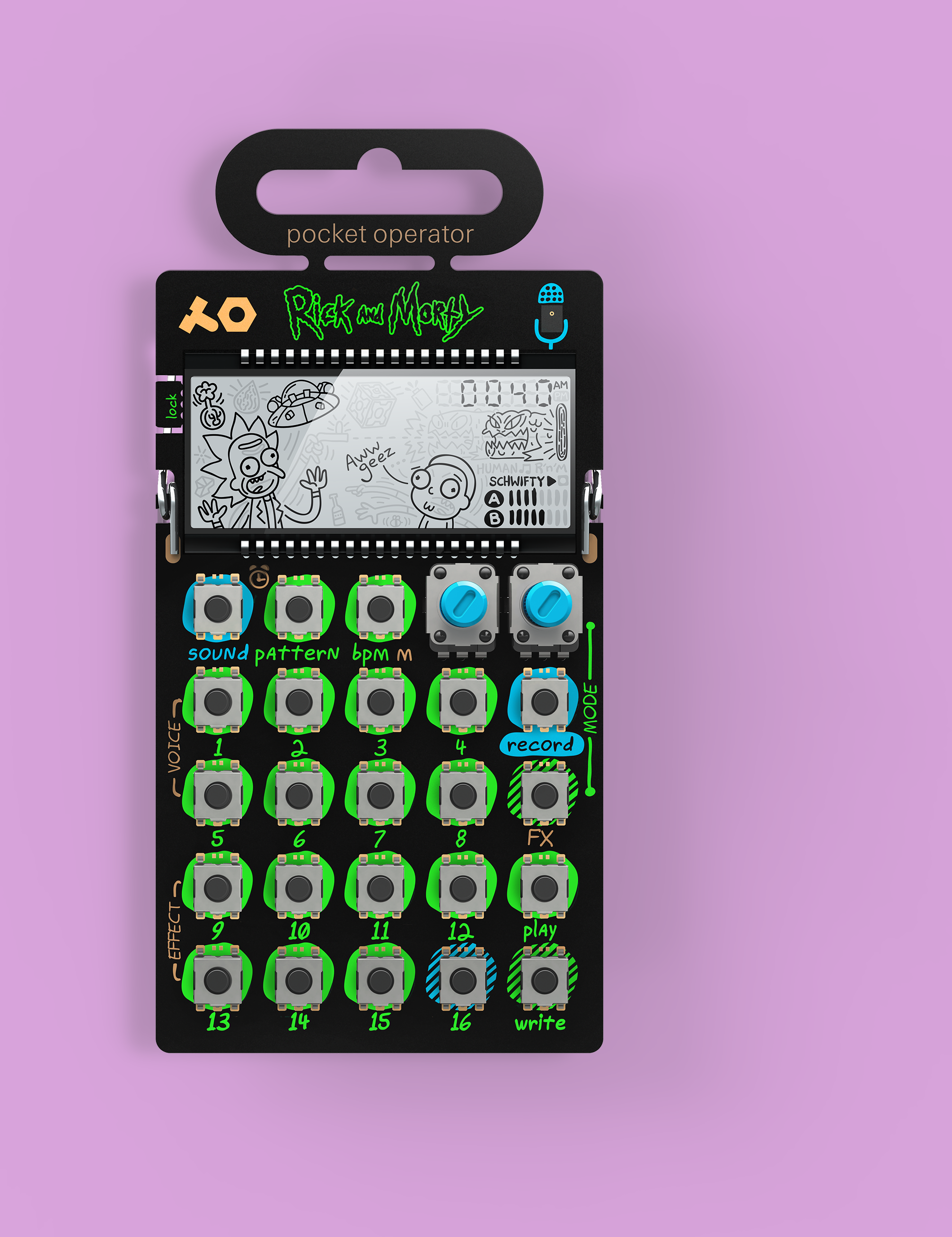 Teenage Engineering Po-137 Rick Et Morty - Expandeur - Main picture