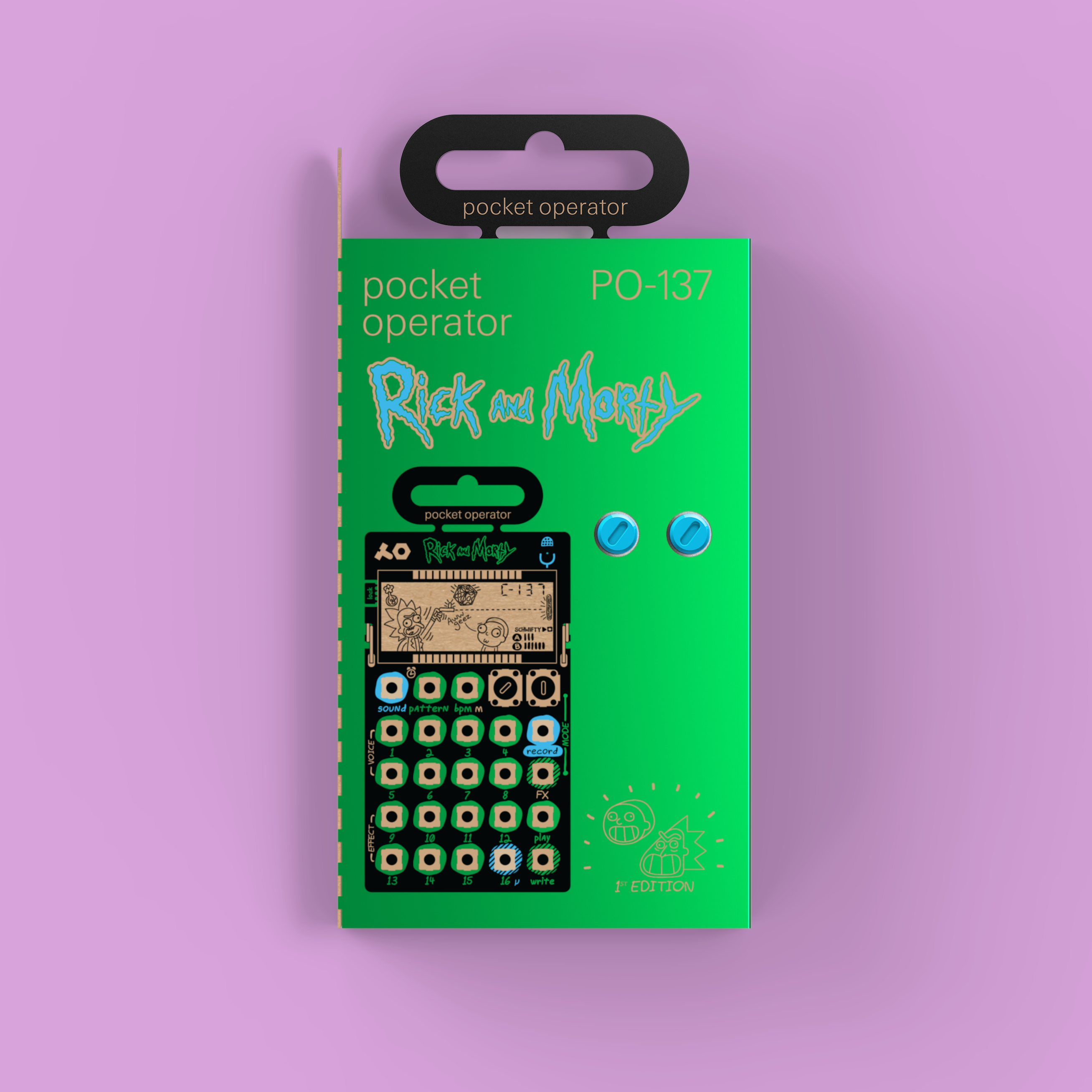 Teenage Engineering Po-137 Rick Et Morty - Expandeur - Variation 1