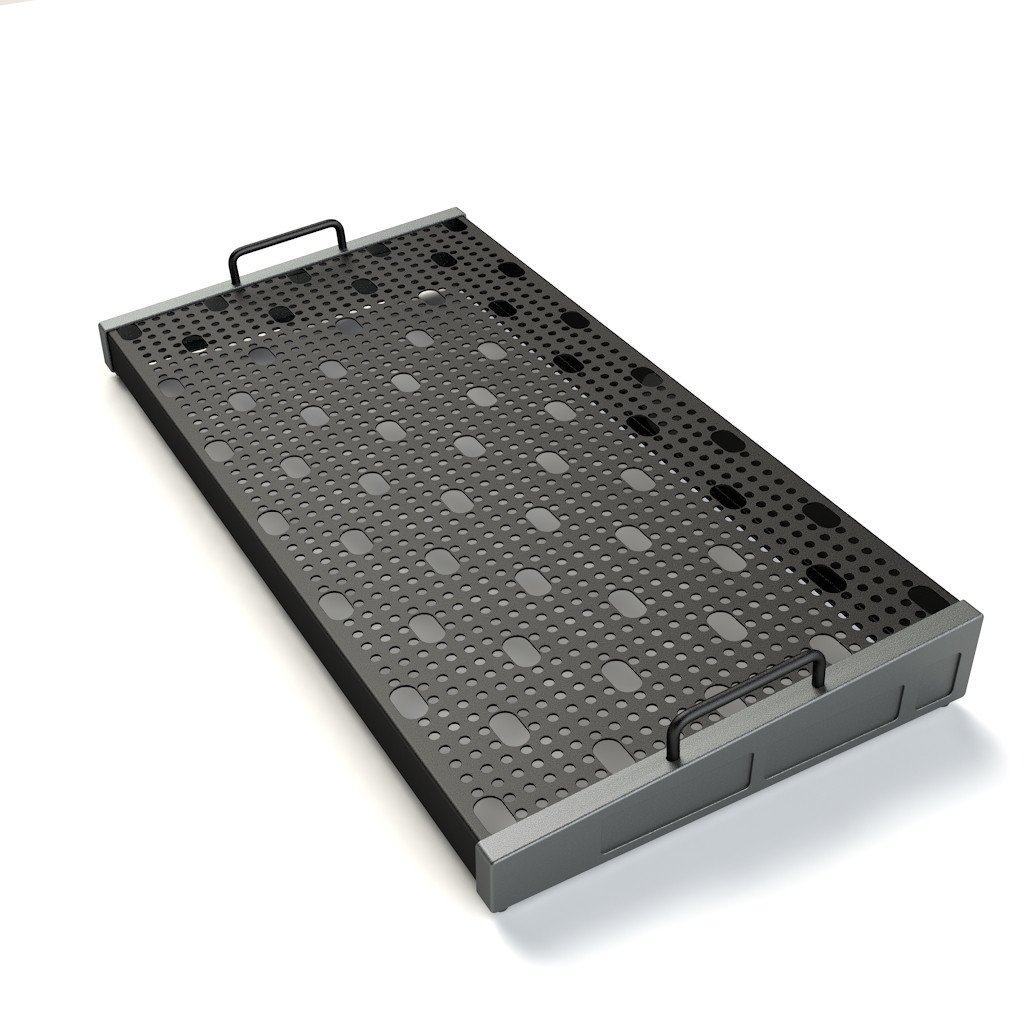 Temple Audio Design Templeboard Duo 24 + Soft Case Gunmetal Grey - Pedalboards - Variation 2