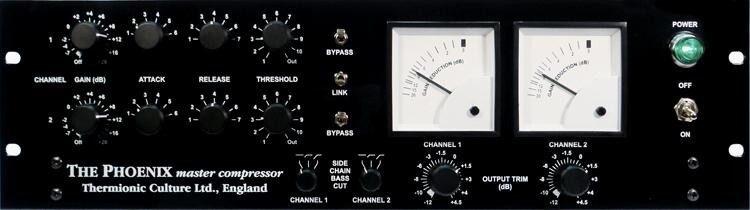 Thermionic Culture Phoenix Compresseur 2 Canaux Mastering Plus - Compresseur Limiteur Gate - Main picture