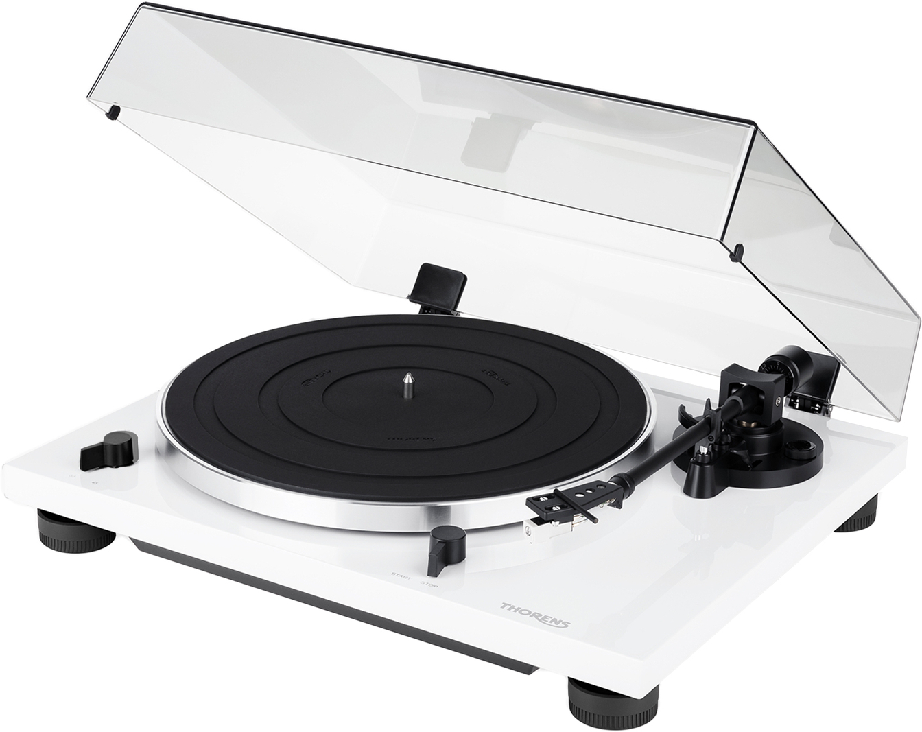 Thorens TD 204 NOIR Platine Vinyle Entrainement Par Courroie - Finition  Noir - Platines Vinyles