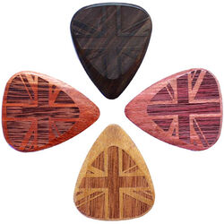 Sachet 4 Mediators En Bois - Flag