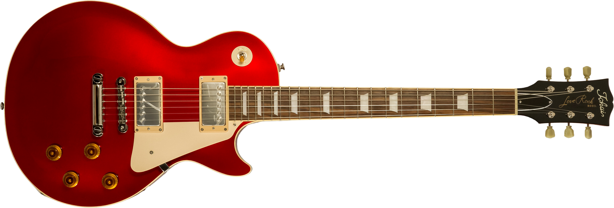 Tokai Love Rock Ls101 Jap 2h Ht Rw #2348440 - Candy Apple Red - Guitare Électrique Single Cut - Main picture