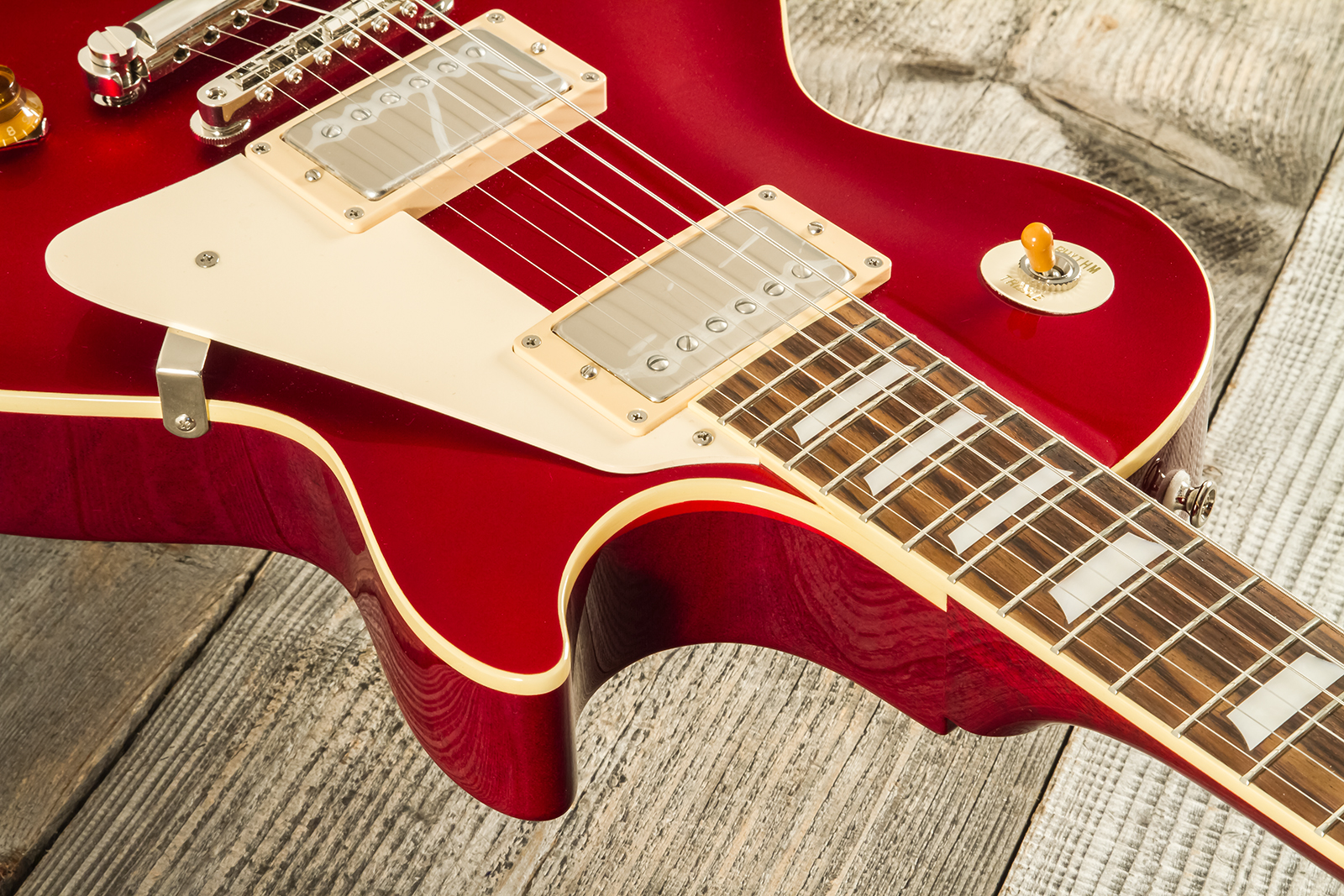 Tokai Love Rock Ls101 Jap 2h Ht Rw #2348440 - Candy Apple Red - Guitare Électrique Single Cut - Variation 3