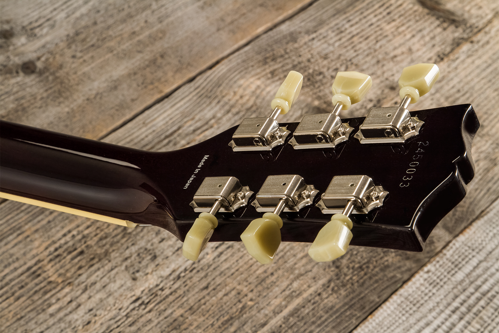 Tokai Love Rock Ls101q Jap 2h Ht Rw #2450033 - See Through Black - Guitare Électrique Single Cut - Variation 9