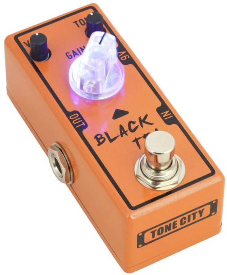 Tone City Audio Black Tea Distortion T-m Mini - PÉdale Overdrive / Distortion / Fuzz - Variation 1