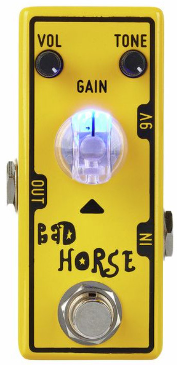 Tone City Audio Bad Horse Overdrive T-m Mini - PÉdale Overdrive / Distortion / Fuzz - Main picture