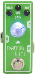 Pédale overdrive / distortion / fuzz Tone city audio T-M Mini Kaffir Lime Overdrive